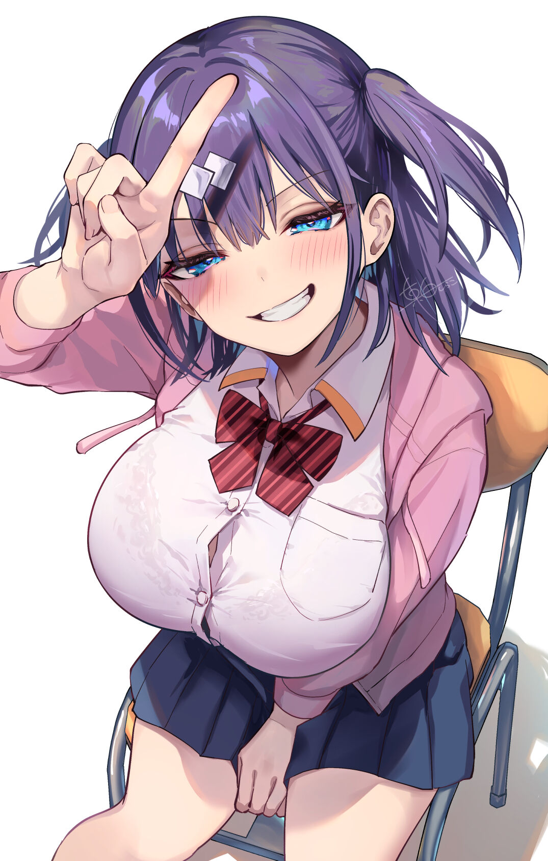 Suito-san en traje de baño escolar 