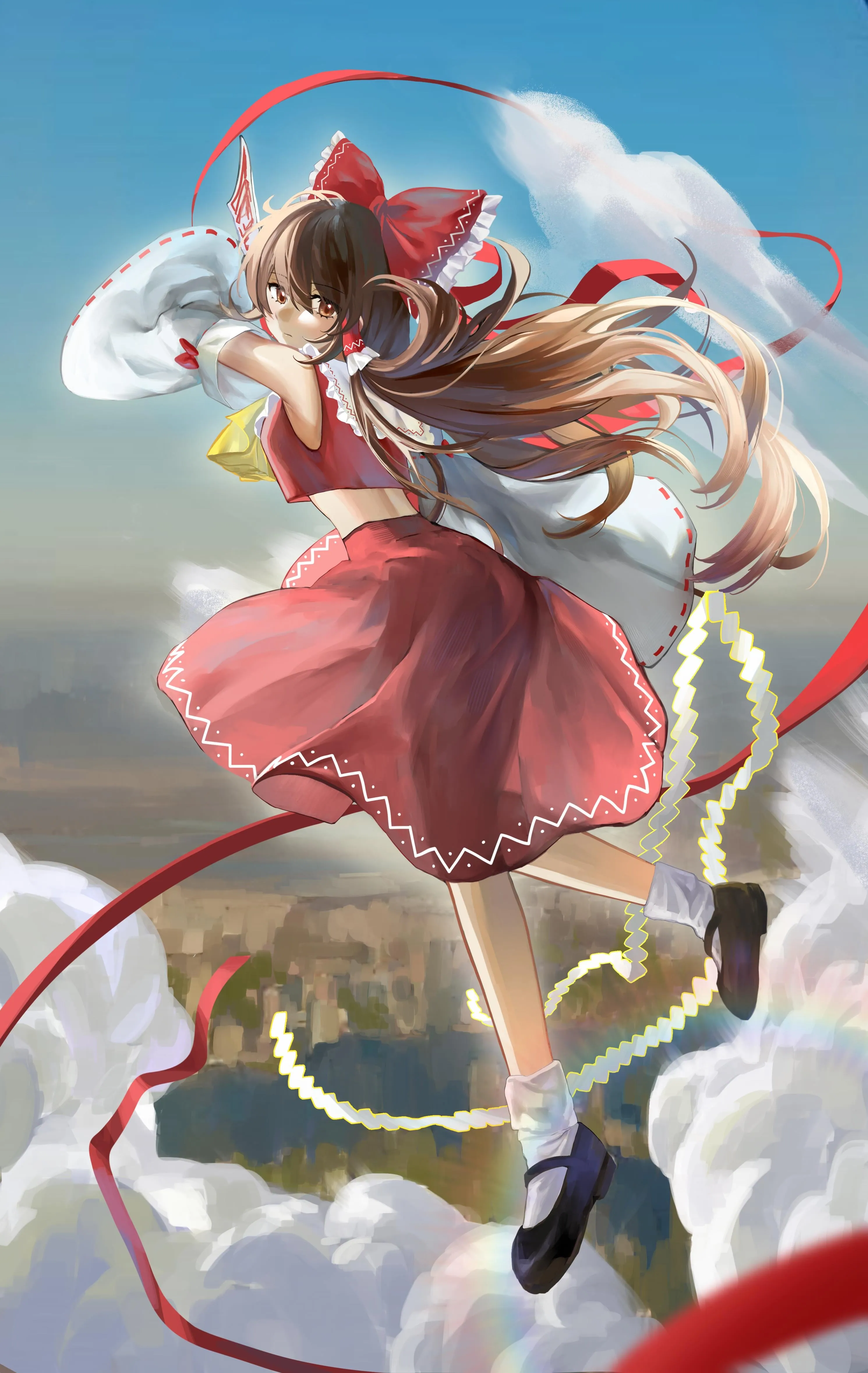 La miko rica de Touhou