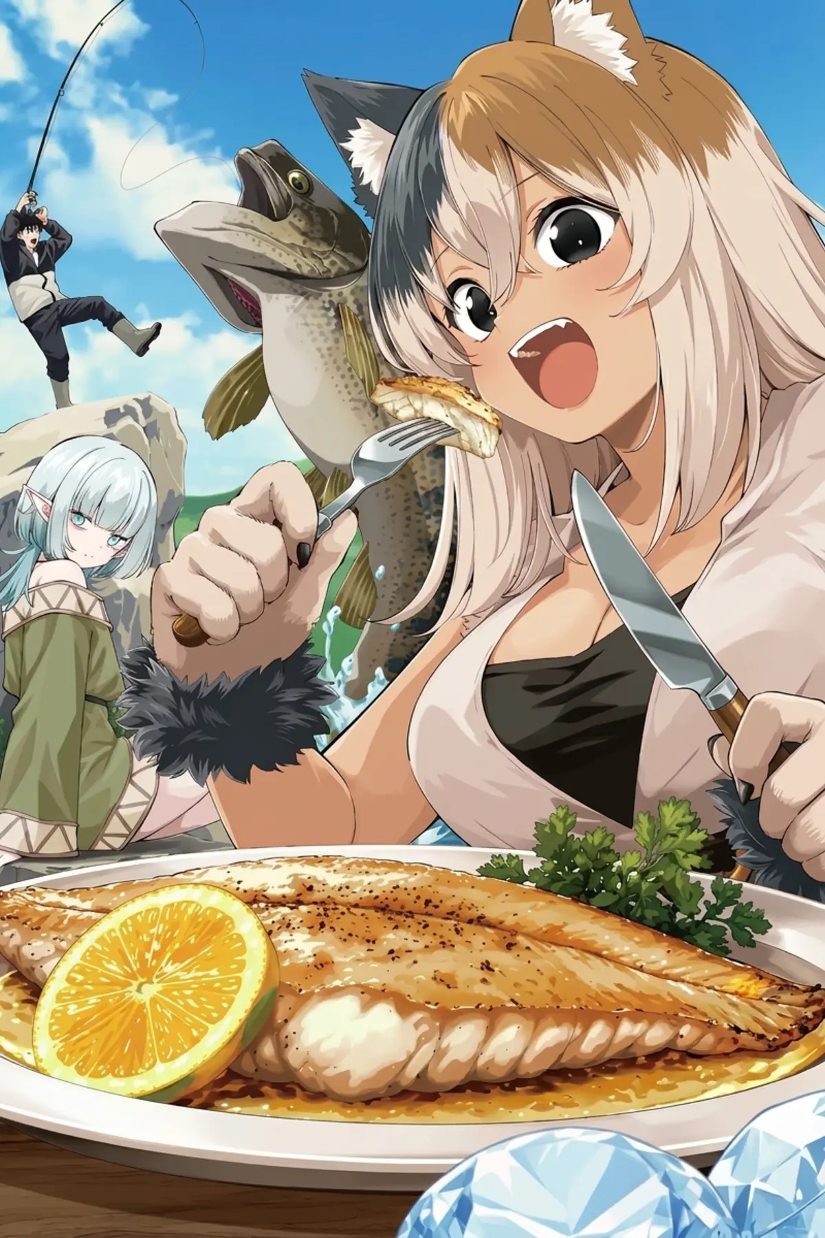 Tsurizao Hitotsu de Isekai Hourou